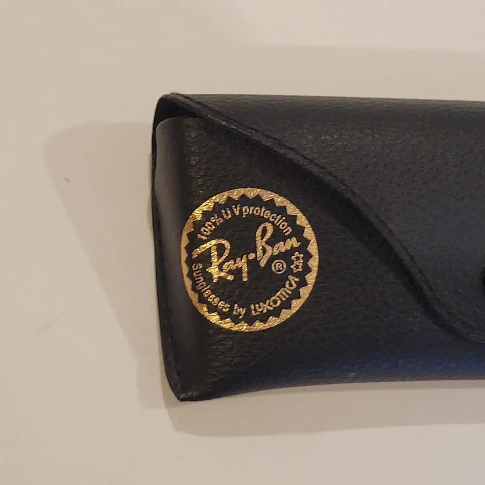 Ray-Ban Ray Ban Sunglasses Eyeglasses faux leather semisoft black case 212